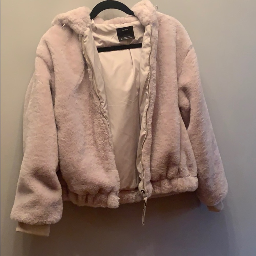 Faux fur jacket